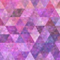 Retro geometrical gradient regular triangle background