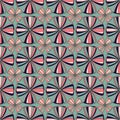 Retro geometry pattern. Tile and wallpaper design