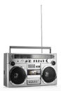 Retro ghetto blaster isolated