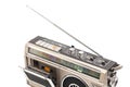 Retro ghetto radio boom box cassette recorder from 80s Royalty Free Stock Photo