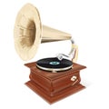 Retro gramophone