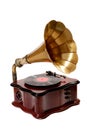 Retro gramophone Royalty Free Stock Photo