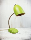 Retro green desk lamp