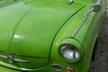 Retro green Oldtimer, East Germany Trabant Royalty Free Stock Photo
