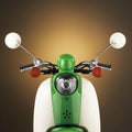 Retro Green Scooter Headlight