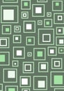 Retro green squares background Royalty Free Stock Photo