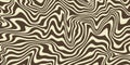 Retro groovy background. Wavy vintage psychedelic wallpaper. Trippy funky pattern, cover, poster in 60s or 70s style