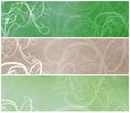 Retro Grunge Banners or headers Royalty Free Stock Photo