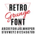 Retro Grunge Font