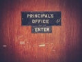 Retro Grunge Principal Office