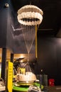 Retro hot air balloon.Science Museum in London