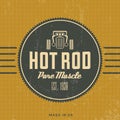 Retro Hot Rod Poster