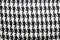 Retro houndstooth cloth pattern Royalty Free Stock Photo