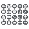 retro icons. Vector illustration decorative design Royalty Free Stock Photo