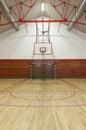 Retro indoor gymnasium Royalty Free Stock Photo