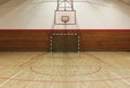 Retro indoor gymnasium Royalty Free Stock Photo