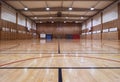 Retro indoor gymnasium Royalty Free Stock Photo