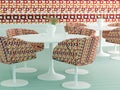 Retro interior design of cafe