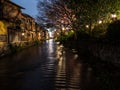 Retro Japanese style Architecture by the Gion Canal