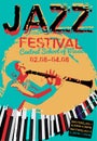 Jazz poster image Royalty Free Stock Photo