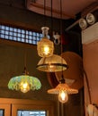 Kowloon Hong Kong Japanese Cuisine Restaurant To Autumn Izakaya Bar Japan Pub Interior Design Lighting Retro Lamp Ambience Decor