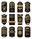 Retro Labels Set Royalty Free Stock Photo