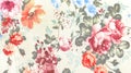 Retro Laces Fabric in Floral Abstract Seamless Pattern on Textile Texture Background, used as Furniture Material or Vintage Style Royalty Free Stock Photo