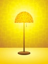 Retro lamp background Royalty Free Stock Photo