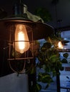 Retro Lamp Industrial Coffeeshop Night Dark