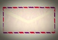 Retro letter envelope Royalty Free Stock Photo