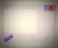 Retro letter envelope Royalty Free Stock Photo