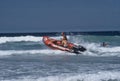 Retro Life Guards on Duty Bondi Beach Australia Royalty Free Stock Photo