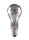 Retro light bulb on white background Royalty Free Stock Photo