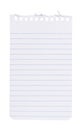 Retro lined school notepad torn paper background Royalty Free Stock Photo