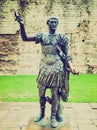 Retro look Emperor Trajan Statue