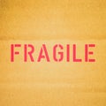 Retro look Fragile picture Royalty Free Stock Photo