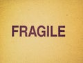 Retro look Fragile Royalty Free Stock Photo