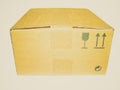 Retro look Parcel Royalty Free Stock Photo