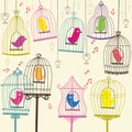 Retro Lovely Birdcage