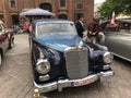 Retro Mercedes at classic cars show in Torun