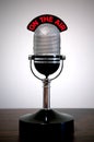 Retro microphone Royalty Free Stock Photo