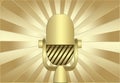 Retro microphone Royalty Free Stock Photo