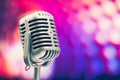 Retro microphone Royalty Free Stock Photo