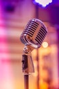 Retro microphone Royalty Free Stock Photo