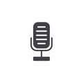 Retro Microphone vector icon Royalty Free Stock Photo