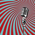 Retro Microphone vector Royalty Free Stock Photo