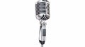 Vintage Microphone Illustration: Detailed Character Design With Clever Humor Royalty Free Stock Photo