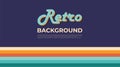 Retro minimalistic background with text and line. Trendy style for web page, background, poster, banner
