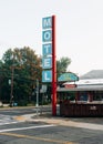 Retro motel sign in Ellenville, New York