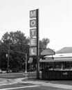 Retro motel sign in Ellenville, New York